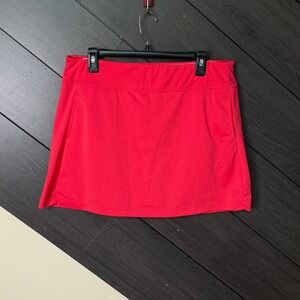 PGA Tour Airflux Women's Golf Skort Salmon XL Athletic Stretch Pockets NWOT